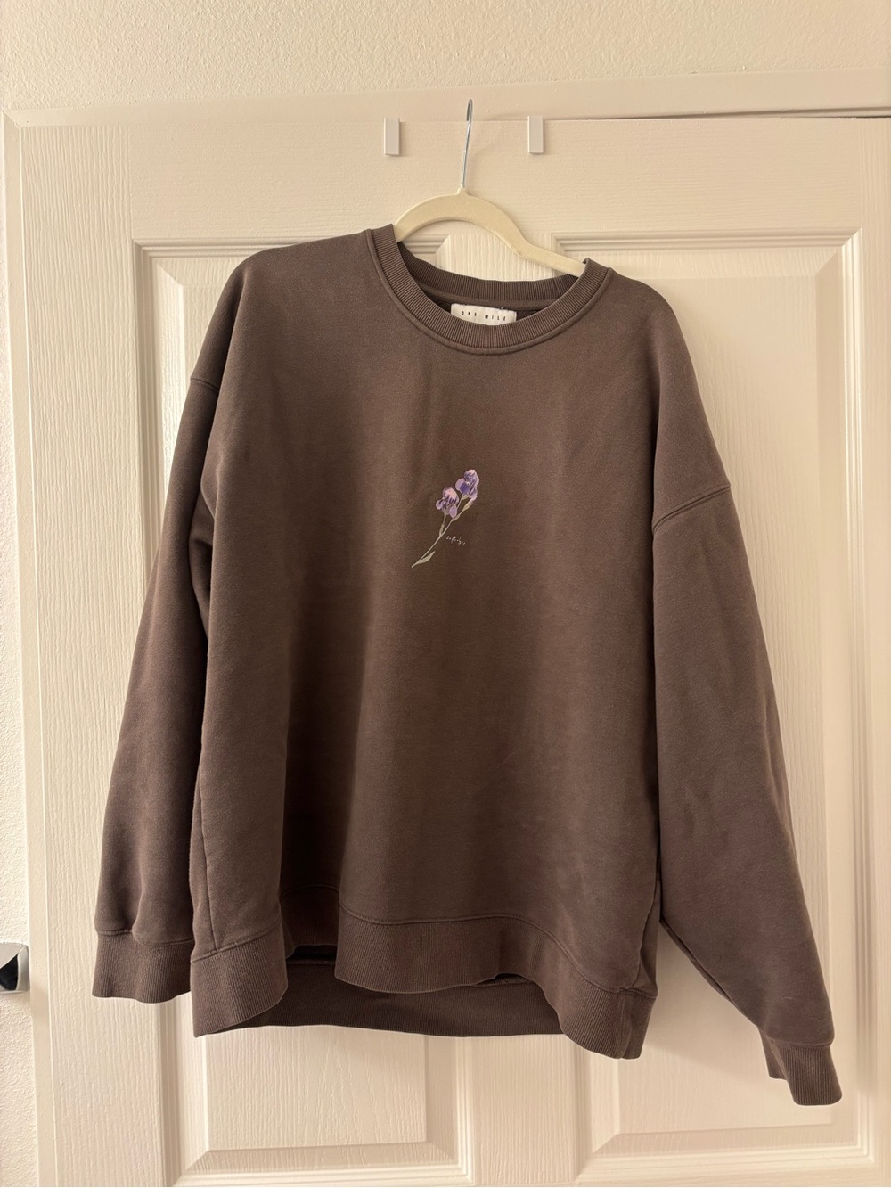 One Mile Brown Crewneck Sweatshirt